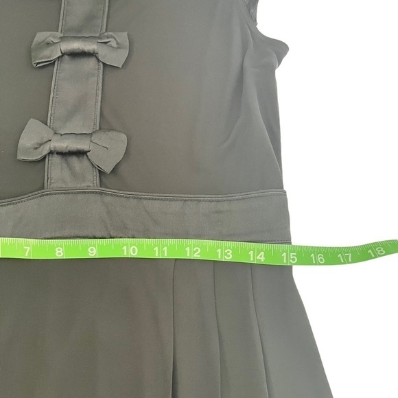 marc by Marc Jacobs Black Ruffle & Bow Dress, M Size - Picture 9 of 11